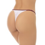 Calcinha Sensual em Tule Coração com Regulagem