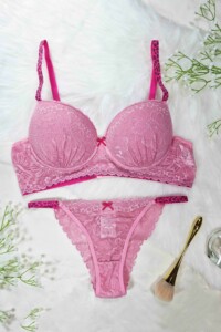 Conjunto de Bojo com Renda e Alça Animal Print