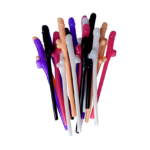 Kit com 10 - Canudo Erótico / Formato Pênis - Cores Variadas