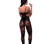 Macacão Preto Bodystocking - Analice