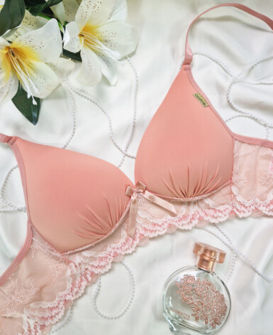 Soutien Push-Up com Renda Bicolor - Renata