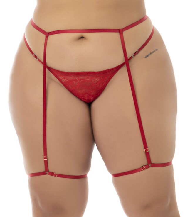 Cinta Liga Plus Size com Regulagem e Frase Personalizável