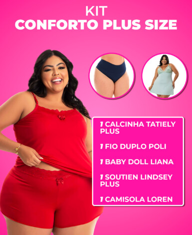 Kit Conforto Plus Size - 5 Produtos