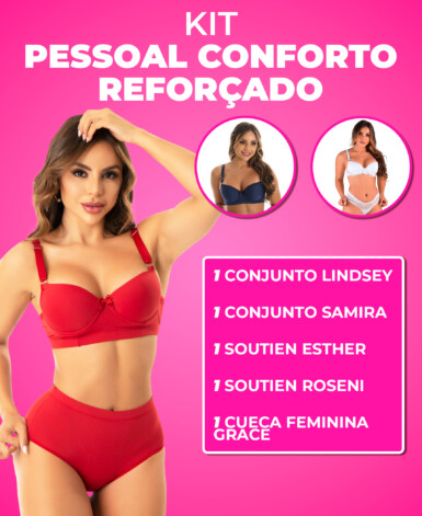 Kit Pessoal Conforto Reforçado - 5 Produtos