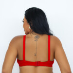 Soutien Reforçado Plus Size Canelado com Renda