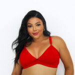 Soutien Reforçado Plus Size Canelado com Renda