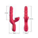 Vibrador de Ponto G e Clitóris com Dedilhar - Minnie
