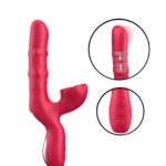Vibrador de Ponto G e Clitóris com Dedilhar - Minnie