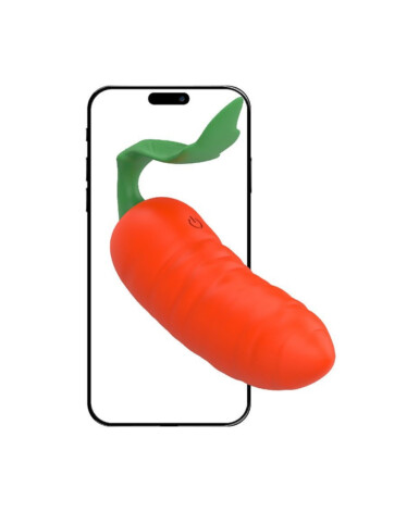 Bullet em Formato de Cenoura / Vegetais - À Longa distância App - 9,6 x 3,1cm