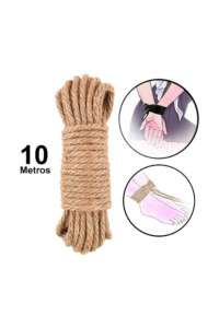 Corda Sado de Fibra Natural - Bondage - 10 Metros
