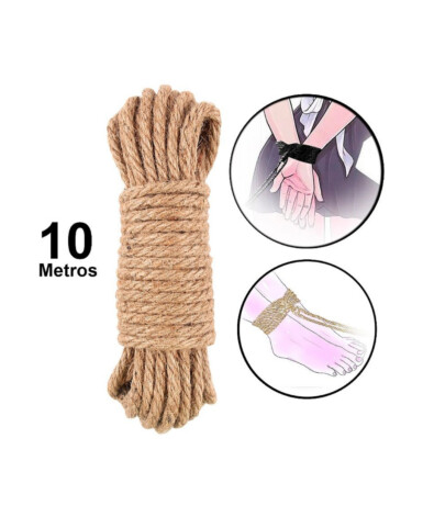 Corda Sado de Fibra Natural - Bondage - 10 Metros