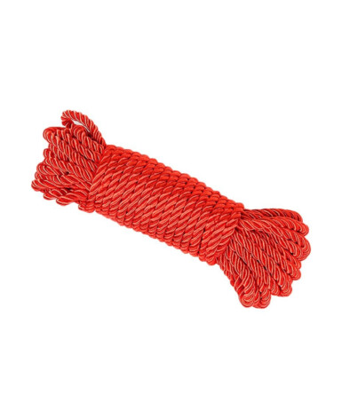Corda Sado de Poliéster Vermelho- 10 Metros