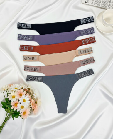 Tanga Sem Costura Canelada - Secret Love