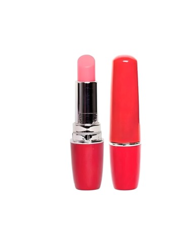 Vibrador em Formato de Batom - Vermelho