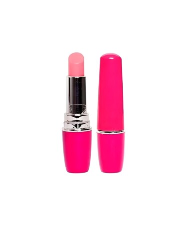 Vibrador em Formato de Batom - Rosa Pink